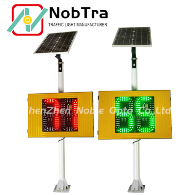 60Watt Solar Radar Detection With Red And Green Speed Limit Sign